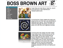 Tablet Screenshot of bossbrownart.com